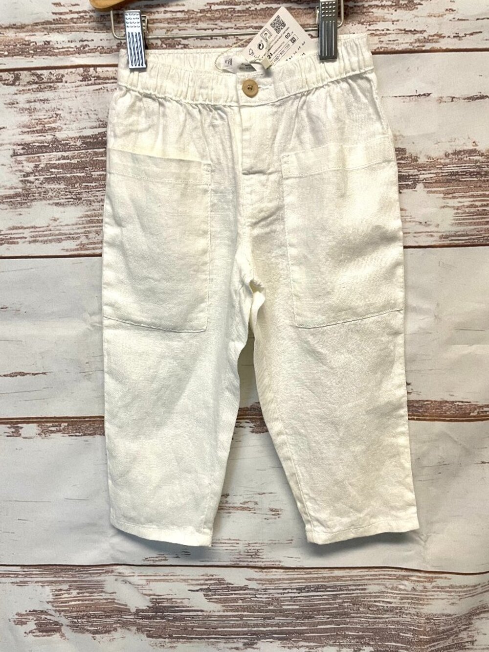 Zara Linen Pull on pants